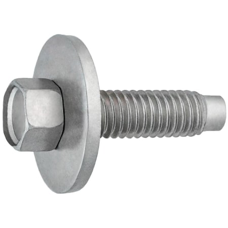 Auveco HEX HD SEMS BODY BOLT ZINC M6-1.0 X 22.5MM, 50PK 15778